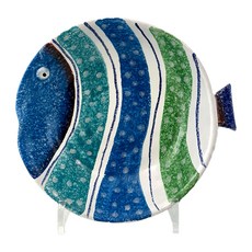 Modigliani 義大利陶 魚型麵盤 21 x 19 x 5cm, 維內雷漁港系列, 1個