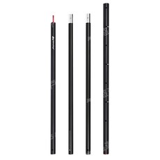 ShineTrip 山趣 伸縮天幕杆套裝 黑色, 1組