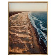 掛畫 踏浪, 木色