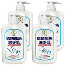 德國龍馬 洗手乳 添加護手配方, 1L, 4瓶