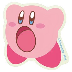 Nintendo 任天堂 夜光壁貼 可愛造型 吸壓式設計 居家裝飾, 1入, 卡比 粉色