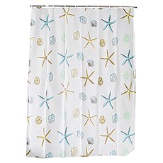 海星浴簾, 貝殼 白色, 1個