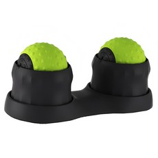 上手家居 腳底按摩球 足底筋膜球 花生球 瑜伽球 頸膜球 舒緩球 舒緩肌肉 促進循環, 1組, 黑色/墨綠色