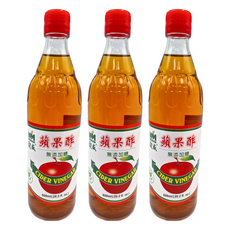 KOKUMORI 穀盛 無糖蘋果酢, 600ml, 3瓶