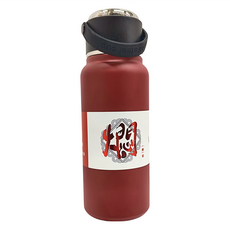 apex Innovation 316不鏽鋼茶水分離悶燒保溫杯, 紅色, 1L, 1個