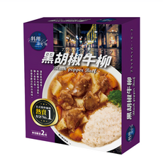 聯夏 料理研究所 黑胡椒牛柳 2包, 400g, 1盒