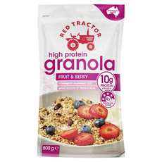 RED TRACTOR 紅色拖拉機 黃金高蛋白蔓越莓烘烤燕麥脆, 1個, 800g