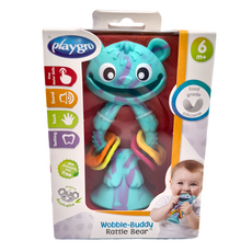 playgro 培高 波浪圈圈熊 搖鈴玩具, 1個