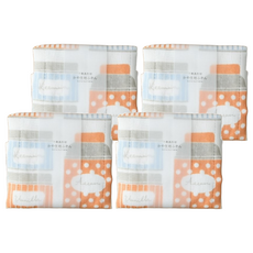 HARADA ORIMONO 原田織物 七重棉紗蚊帳家事布 1條, 30 x 30cm, 4條