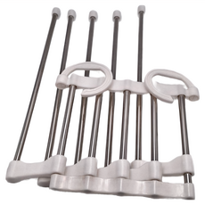 DODOWU 嘟嘟屋 5層伸縮衣架 DE864CC-H11, 純潔白F