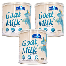 BLUE BAY 倍力 頂級羊奶粉, 低敏低乳糖配方，含EGF，易沖泡、易吸收、易消化，幫助皮毛更漂亮, 羊奶, 180g, 3罐