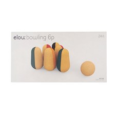 elou 軟木塞教學玩具 保齡球Set, 保齡球, 1盒