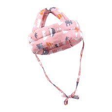 寶寶學步頭部防撞保護墊 粉色森林 帽圍65cm, 1個