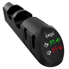 【lotus】Switch 副廠 6合1 多功能充電底座 支援 Joy-Con 和 Pro 控制器, 1入, PG-9187