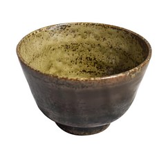 伊賀茶釉4井 - 日本製 陶瓷碗，寬14/高9(cm)，容量600mL, 1個