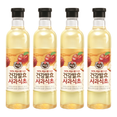 CJ BEKSUL 白雪 健康發酵蘋果醋, 800ml, 4瓶