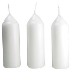 UCO 石蠟蠟燭 3支 L-CAN3PK, Unscented, 142g, 1盒