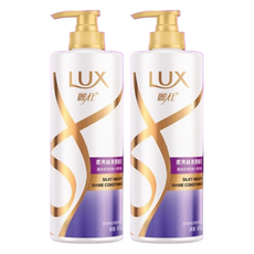 LUX 麗仕 柔亮絲滑潤髮乳, 650g, 2瓶