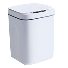 智能感應垃圾桶 21.5 x 20.5 x 30.5cm 電池款 14L, 白色