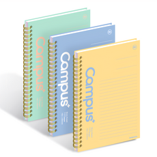 theopenhouse 3500 校園加上註 筆記本 9mm 23-7310, 3本, 顏色隨機