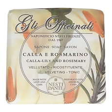 NESTI DANTE 義大利佛羅倫斯馬蹄蓮和迷迭香植物皂, 200g, 潤澤身體肌膚, 1個