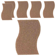 3M Scotch-Brite 百利 天然木漿棉菜瓜布 再生纖維 細緻餐具專用 115 x 70 x 18mm, 2片, 6盒