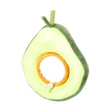 喜悠力 可愛水果造型寵物防咬舔頭套/絕育羞恥圈, 1個, 酪梨