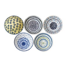 AWASAKA 粟坂 Pottery Field 北歐深型湯碗 Set 5入, 日本製造, 7-1805, 1組