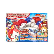 BANDAI 萬代 動力沙玩具 Set 妖怪手錶黏土對戰套裝, 妖怪手錶動力沙玩具, 1盒