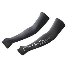 HEARTY RISE 哈帝來斯 涼感抗UV防曬袖套 半掌 HU-2704 黑色 L, 1雙