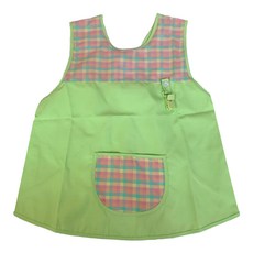 優選果漾 經典輕便圍兜 (含手帕夾) -8號 Cotton 35%+Polyester 65%, 青蘋綠, 1件, 1件