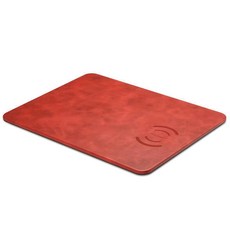 Meet Mind 10W無線充電滑鼠板 極簡設計 方便實用, 紅色, 1個