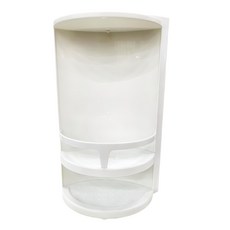 雙手萬能 360度旋轉防水壁掛式角落架, 浴室廚房可用, PP塑膠, 1盒