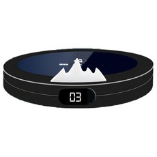 Mass USB加熱三檔溫控恆溫保暖杯墊 黑色, 辦公室居家保溫神器, 單一商品