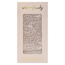 Wilson & Frenchy 超柔包巾，100%棉, 灰葉幾何