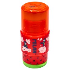 MILAN 功夫忍者 橡皮擦 + 可伸縮削筆器, 顏色隨機, 1個