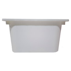 KEYWAY 聯府 卡拉2號附蓋儲物盒 AW62-1 21L, 白色, 1個