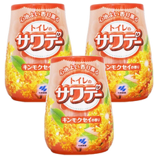 小林製藥 果凍消臭芳香劑 桂花香 140g 廁所用, 3罐