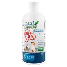 NBP LABORATOIRE 全天然防蚤洗毛精, Max Biocide Shampoo Geraniol, 犬貓適用, 200ml, 1瓶