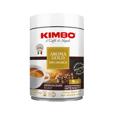 KIMBO 金牌 100% 阿拉比卡咖啡粉 - 義大利原裝進口 中度烘焙, 250g, 1罐