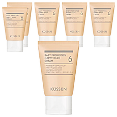 KUSSEN 葵森 寶寶益菌屁屁膏, 專利益生菌技術，高濃度氧化鋅配方, 50ml, 6條