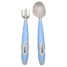 PEANUTS 史努比 扭扭勺叉套裝, W8775B, 天空藍, 1組