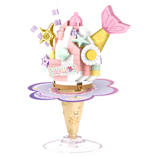 LoZ 奶油霜淇淋杯積木 200片, LOZ8809, 1盒