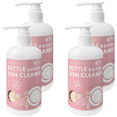 CLEAN UP 一噴淨 奶瓶蔬果食器清潔劑 500ml, 4瓶