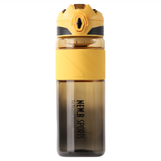 UPSTYLE 星耀運動水杯 附直飲帶茶隔+吸管 TR9092, 暮光琥珀色, 680ml, 1個