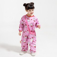 Minibebe 兒童美術畫畫衣, 粉色