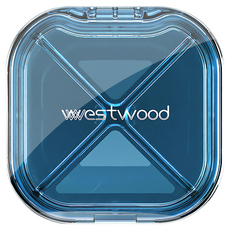 WESTWOOD 無毒維他命盒 溫莎藍 4格, 1個