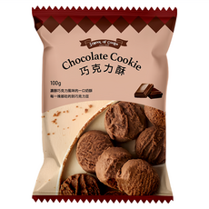 School of Cookie 台灣優格餅乾學院 巧克力酥, 1包, 100g