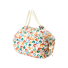 字母派 折疊式環保購物袋, 210牛津布, 40 x 40cm