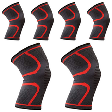 AOLIKES 奧力克斯 OMC 大人運動專用型護膝, M, 3雙, 紅色